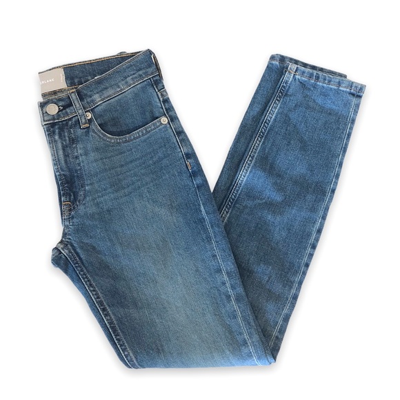 Everlane The Mid-Rise Skinny Jeans Women's Size 24 Medium Blue Stretch Denim - Picture 16 of 16